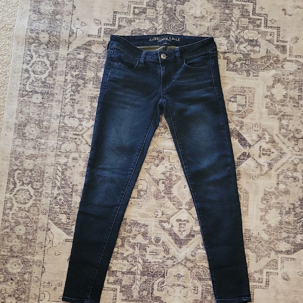 American Eagle Outfitters Women's Navy Skinny Jeans